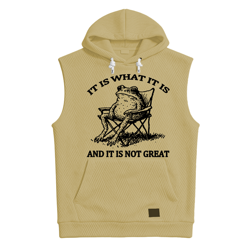 Tokyocanvas Resting Frog Funny Hooded Tank