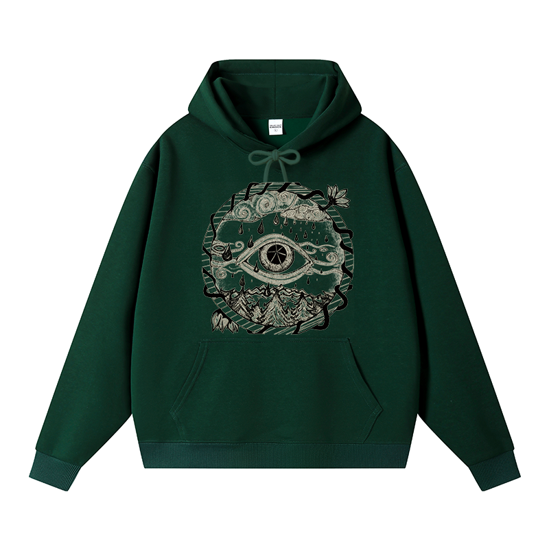 Tokyocanvas Zen Eye Fleece Lined Hoodie
