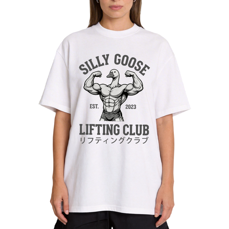 Tokyocanvas Silly Goose Lifting Classic T-Shirt