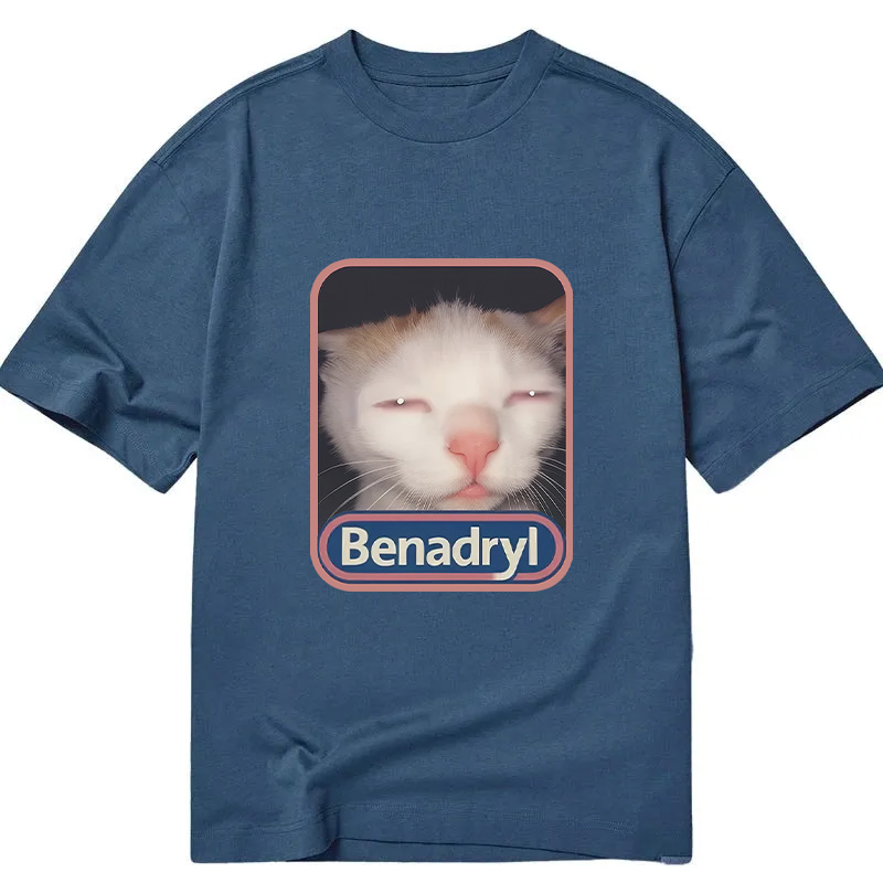 Tokyocanvas Benadryl Cat Meme Classic T-Shirt
