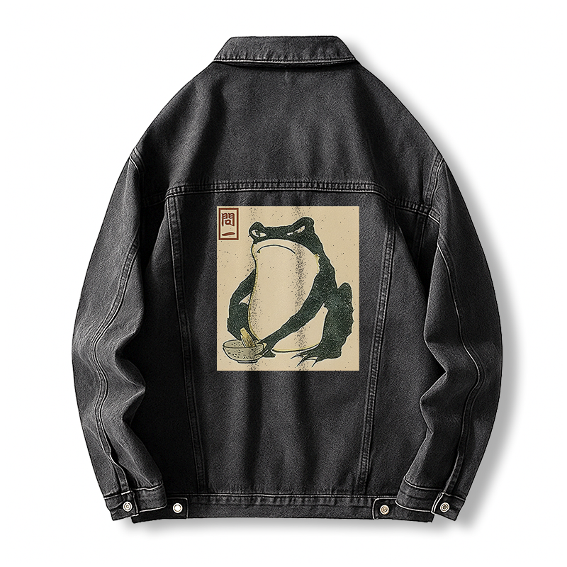 Tokyocanvas Matsumoto Hoji Japanese Frog Jean Jackets