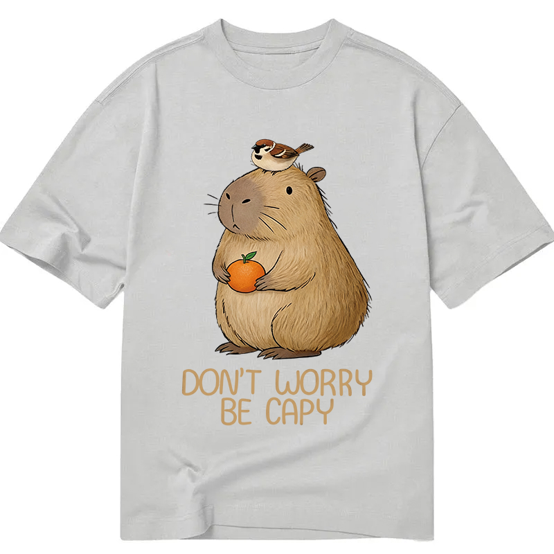 Tokyocanvas Capybaras Don't Worry Classic T-Shirt