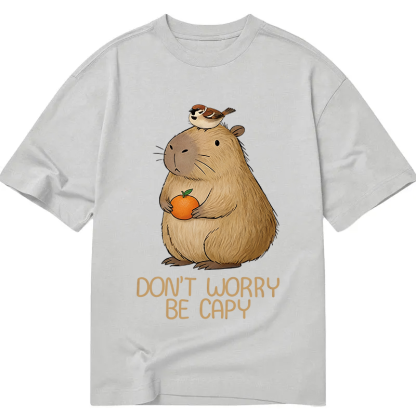 Tokyocanvas Capybaras Don't Worry Classic T-Shirt