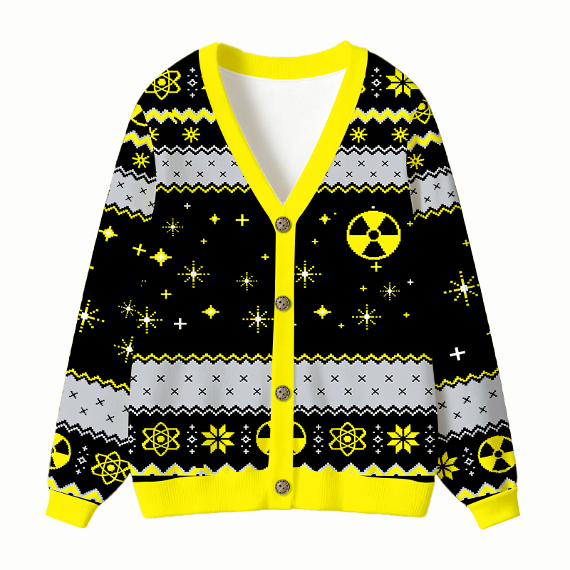 Tokyocanvas Legalize Recreational Plutonium Ugly Cardigan Sweatshirt
