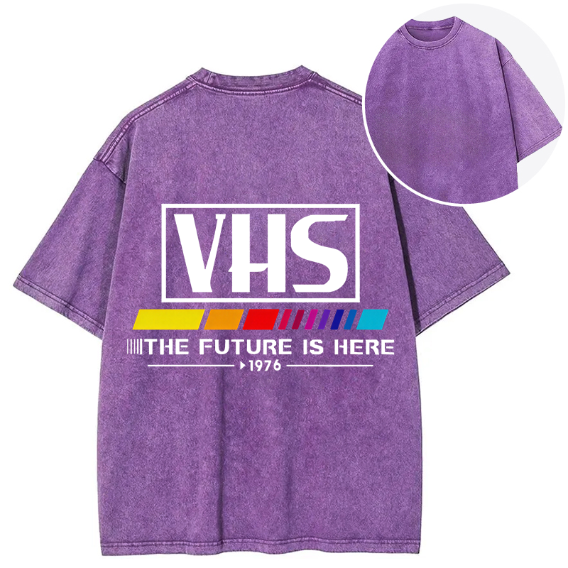 Tokyocanvas VHS 1976 Vintage Back Washed T-Shirt