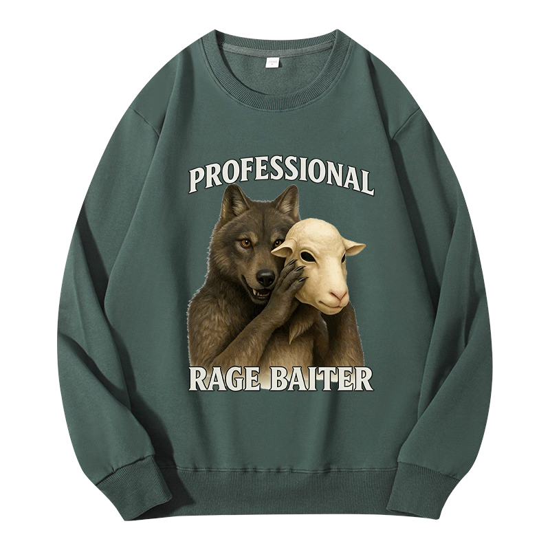 Tokyocanvas Professional Rage Baiter Funny Classic Sweatshirt
