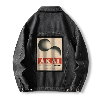 Tokyocanvas Akai 80s Vintage Music Record Tape Jean Jackets