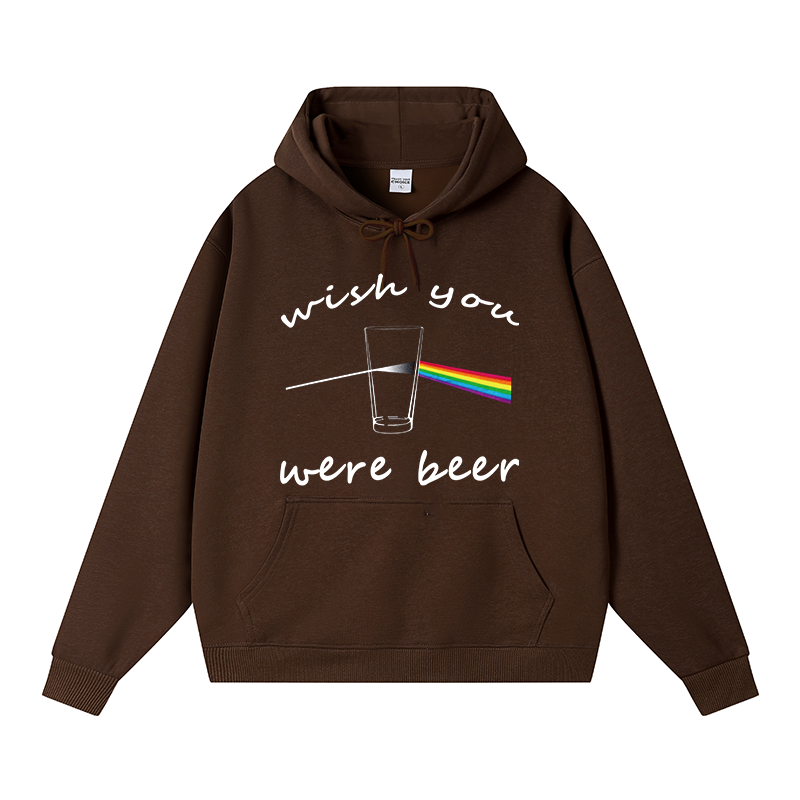 Tokyocanvas Wish You Were Beer Fleece Lined Hoodie