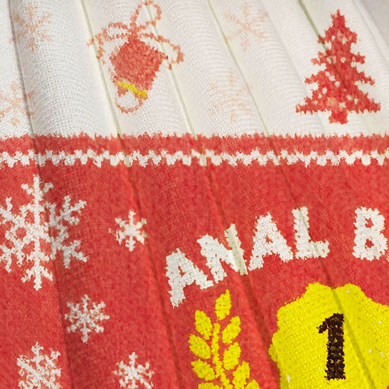 Tokyocanvas Bead Tug O War Champion Funny Red Christmas Ugly Sweatshirt