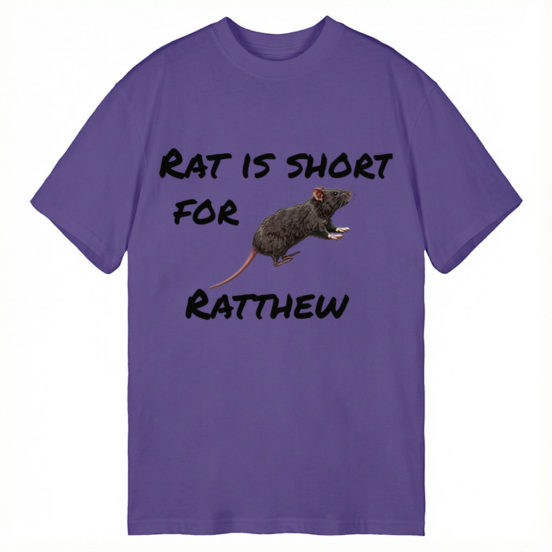 Tokyocanvas Rat Is Short For Ratthew Classic T-Shirt