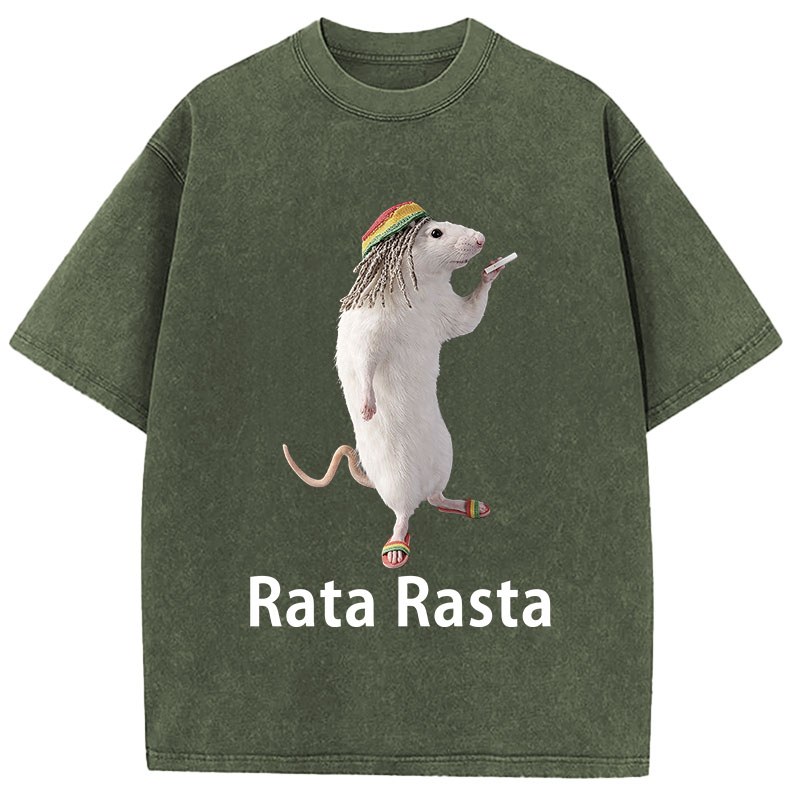 Tokyocanvas Rata Rasta Washed T-Shirt