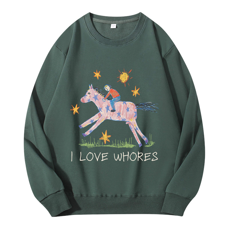 Tokyocanvas I Love Whores Classic Sweatshirt