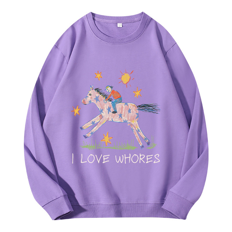 Tokyocanvas I Love Whores Classic Sweatshirt