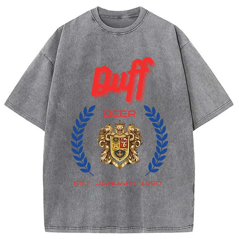 Tokyocanvas Duff Beer Vintage Washed T-Shirt