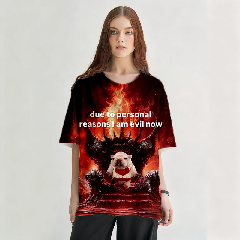 Tokyocanvas Due To Personal Graphic Print T-shirt