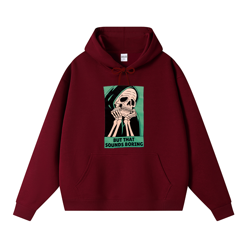 Tokyocanvas But That Sounds Boring Fleece Lined Hoodie