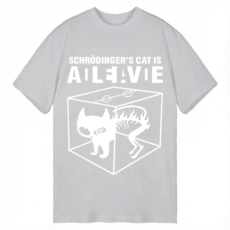 Tokyocanvas Schrodingers Cat Science Classic T-Shirt