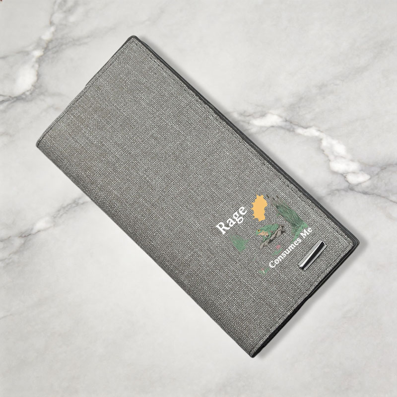 Tokyocanvas Rage Consumes Me Frog Pond Canvas Wallet
