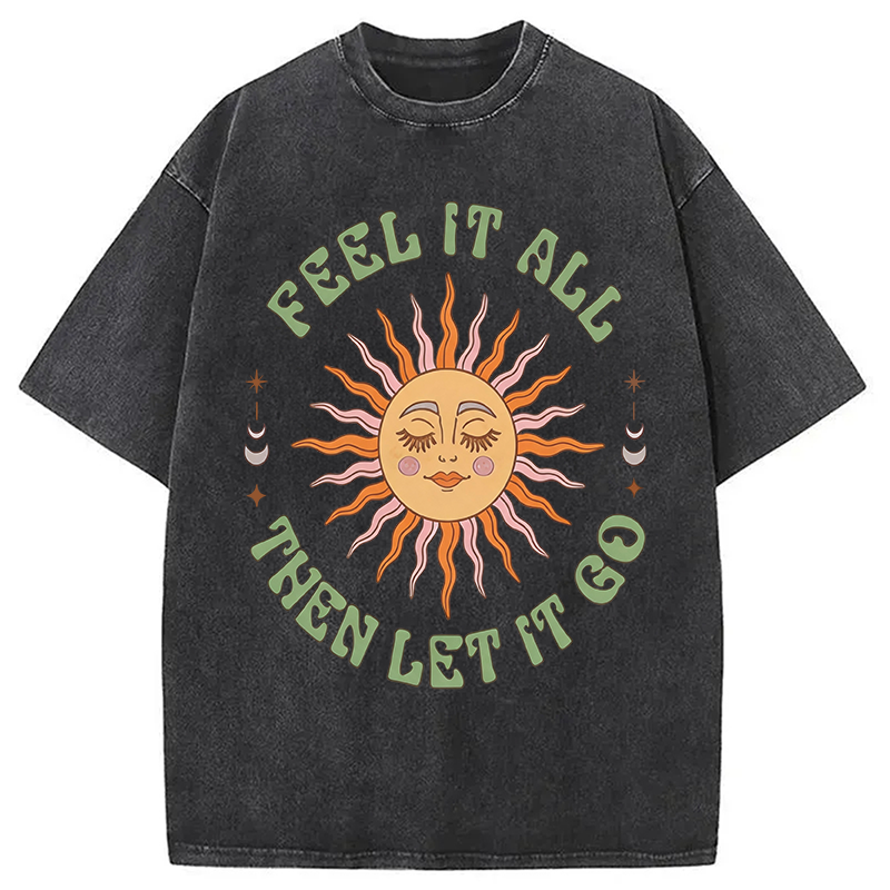 Tokyocanvas Breathe?and?Release? Washed T-Shirt