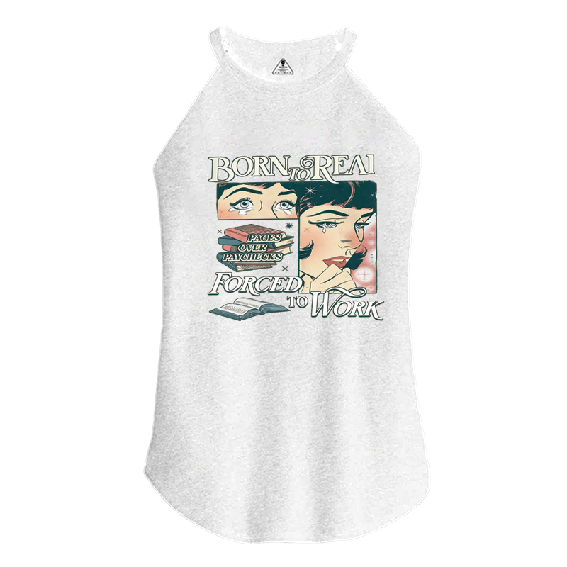 Tokyocanvas Born To Read Cotton Tank