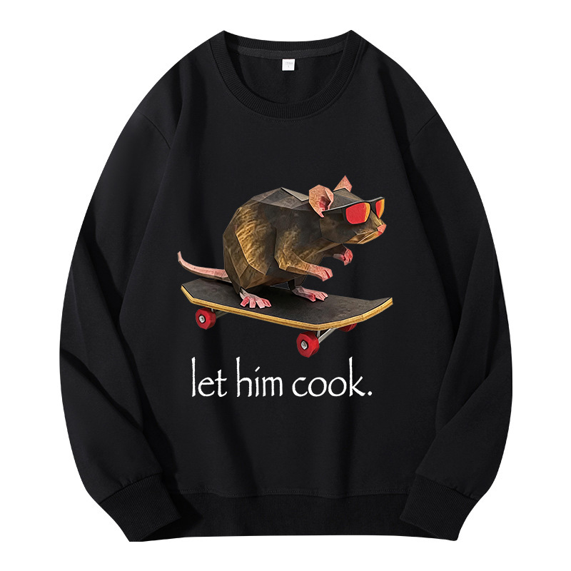 Tokyocanvas Rat Skateboard Cook Classic Sweatshirt