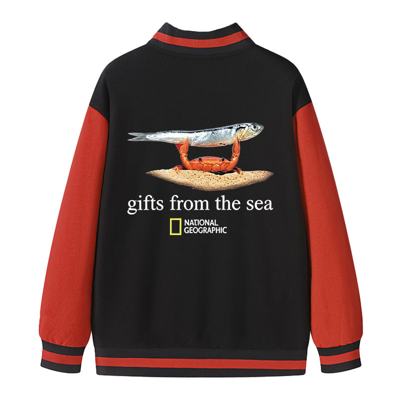 Tokyocanvas Gifts From The Sea Varsity Jacket