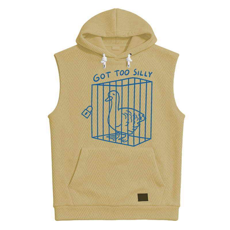Tokyocanvas Got too silly Funny Hooded Tank