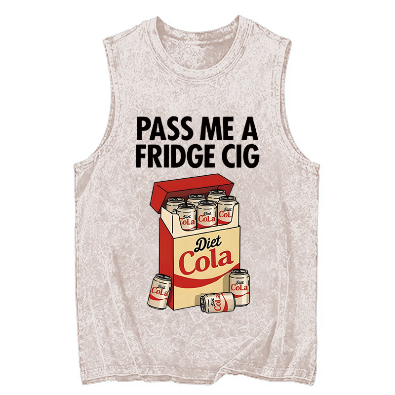 Tokyocanvas Diet Cola Cigarette Pack Washed Tank