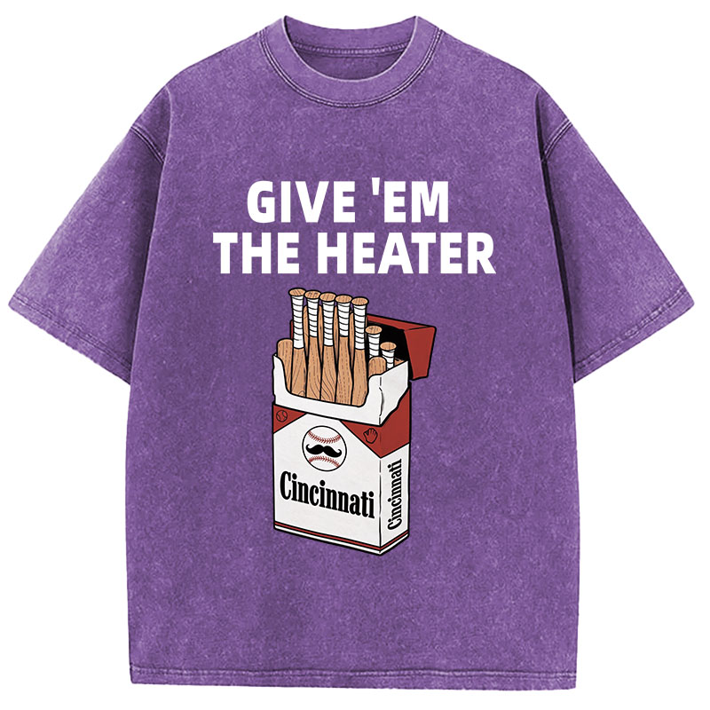 Tokyocanvas Give Them The Heater Washed T-Shirt