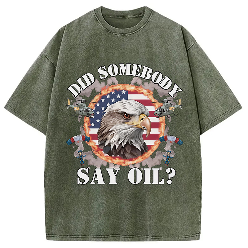 Tokyocanvas Cringey USA Meme Washed T-Shirt