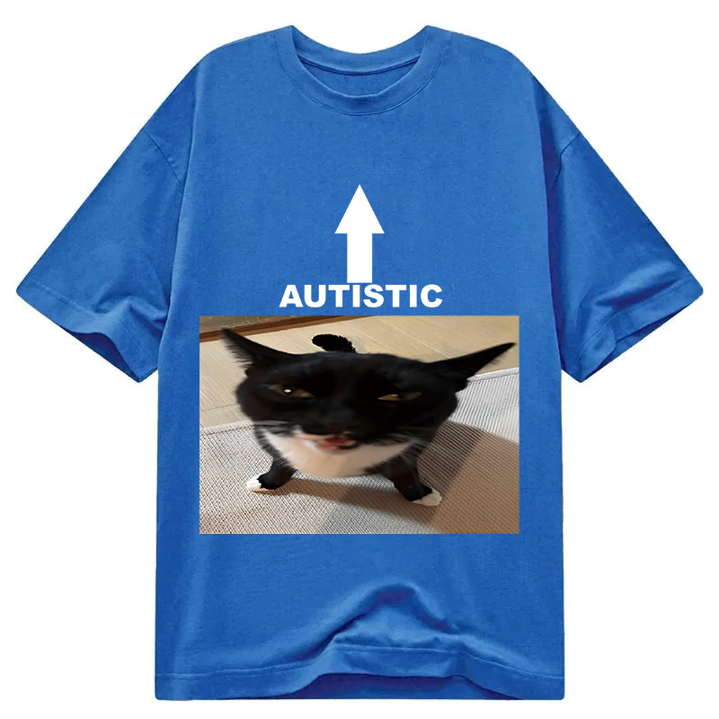 Tokyocanvas Autistic Cat Classic T-Shirt