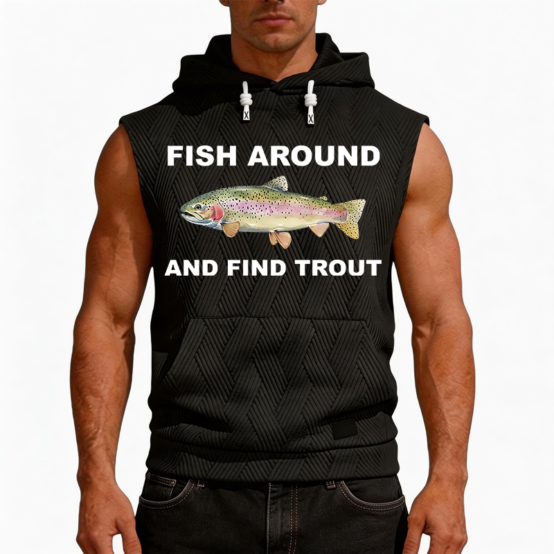 Tokyocanvas Fish Around and Find Trout Hooded Tank