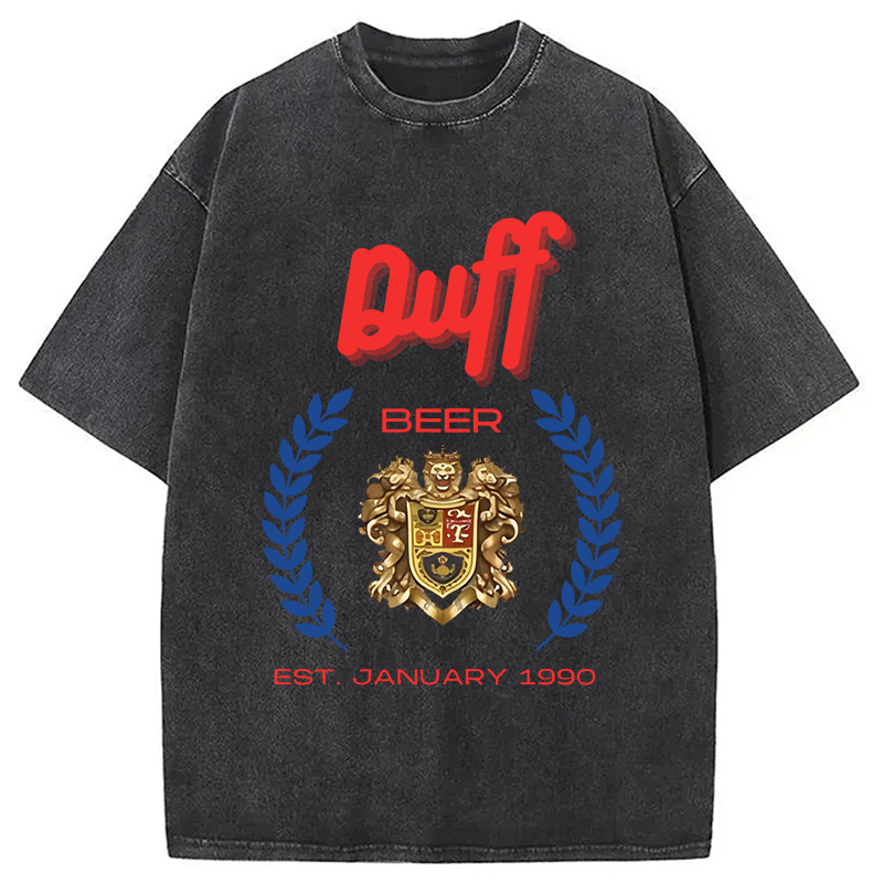 Tokyocanvas Duff Beer Vintage Washed T-Shirt