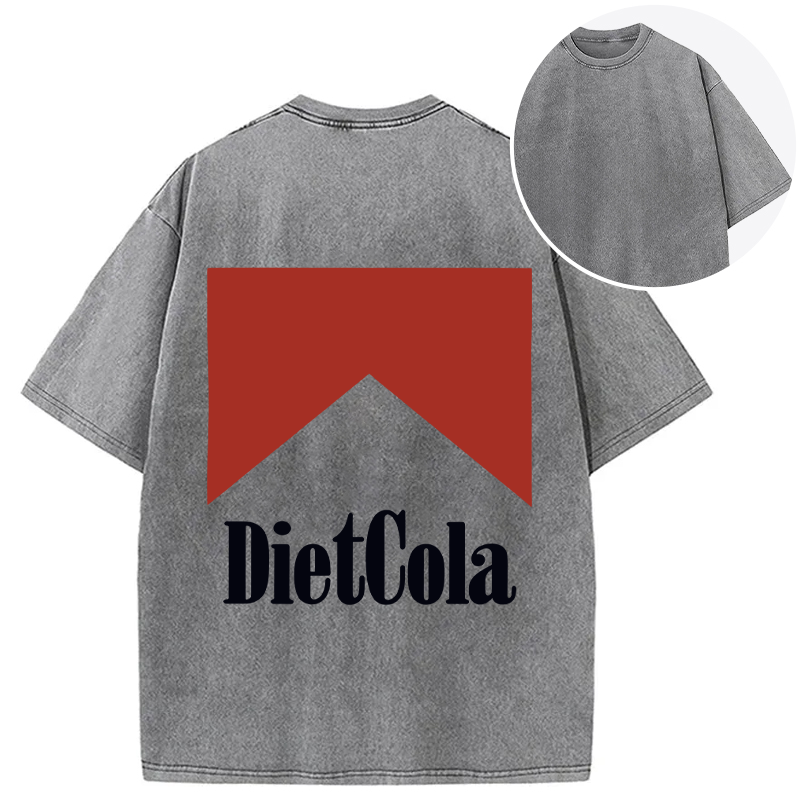 Tokyocanvas Diet Cola Marlboro Back Washed T-Shirt