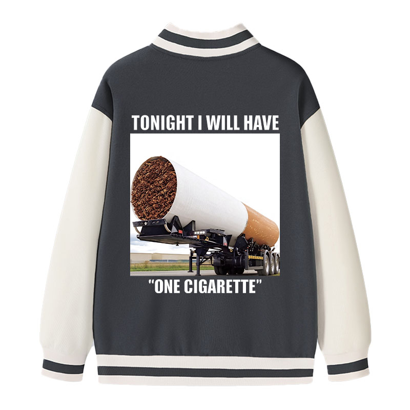 Tokyocanvas Tonight I Will Have One Meme Varsity Jacket