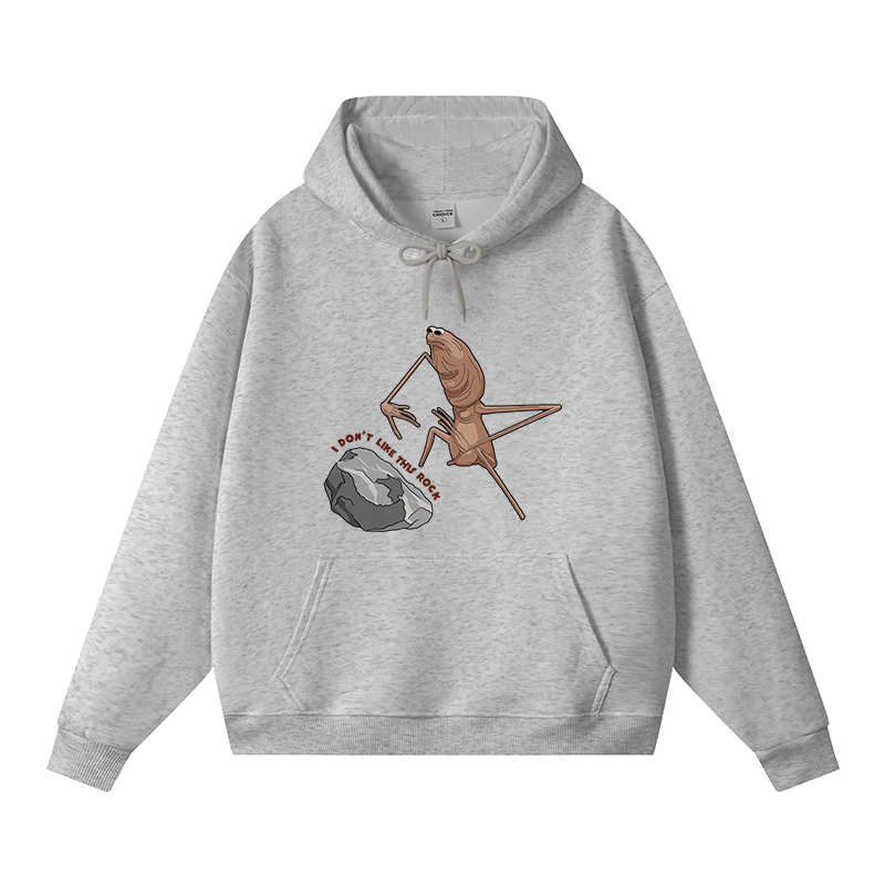 Tokyocanvas I Don't Like This Rock Fleece Lined Hoodie