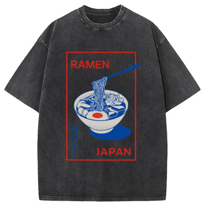 Tokyocanvas Umai Noodle Washed T-Shirt