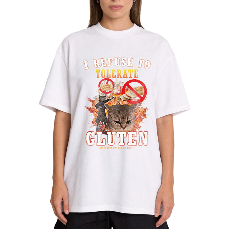 Tokyocanvas I Refuse to Tolerate Gluten Classic T-Shirt