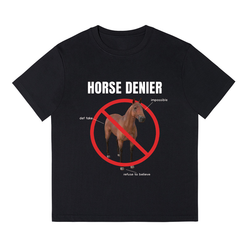 Tokyocanvas Horse Denier Analysis Boxy T-shirt
