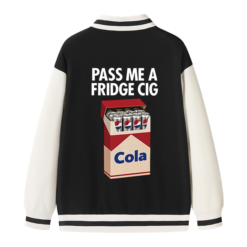 Tokyocanvas I Need A Diet Pepsi Varsity Jacket