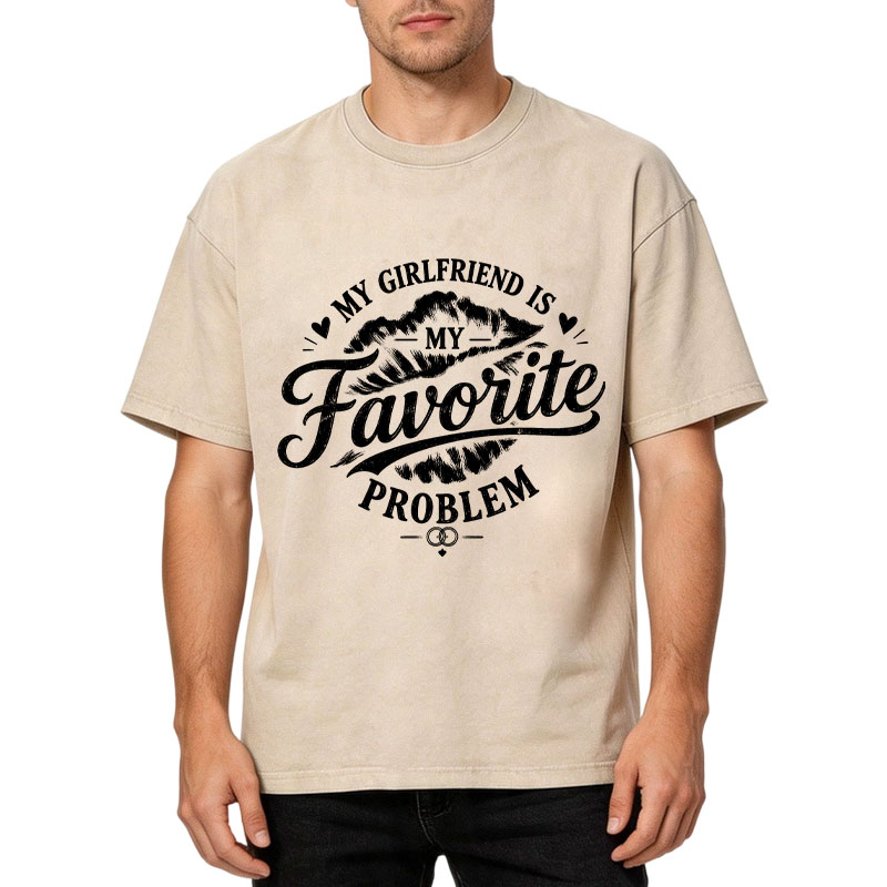 Tokyocanvas Favorite Problem Washed T-Shirt