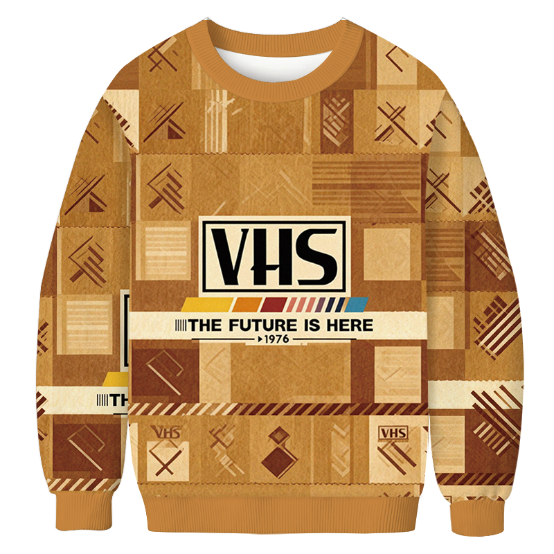Tokyocanvas VHS 1976 Vintage Casual Ugly Sweatshirt