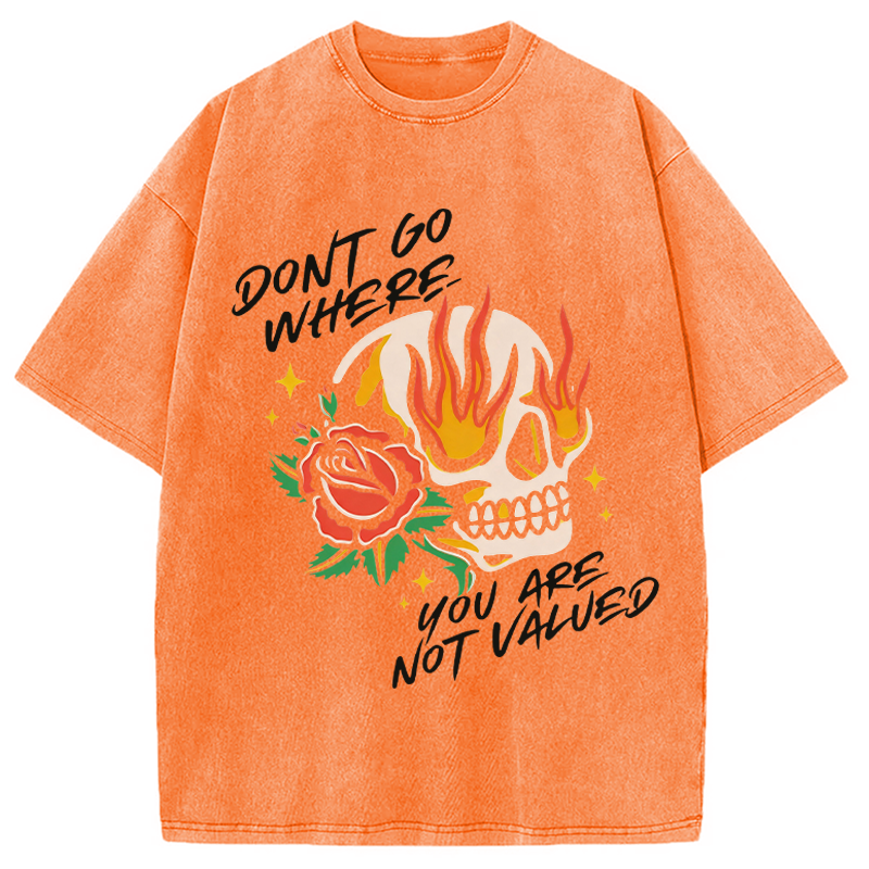 Tokyocanvas Know Your Worth Washed T-Shirt