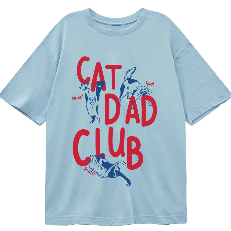 Tokyocanvas Cat Dad Club Classic T-Shirt