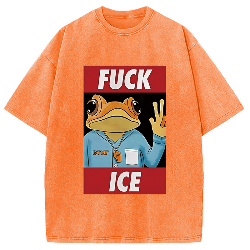 Tokyocanvas Sapo Concho Fu*k Ice Washed T-Shirt