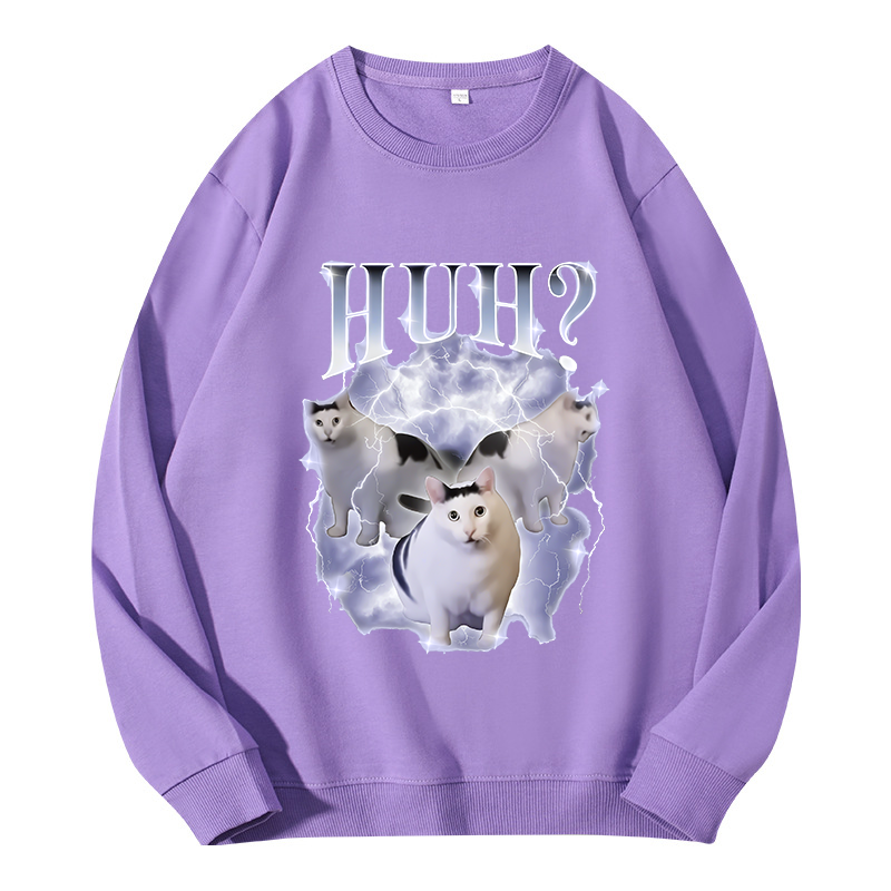 Tokyocanvas Huh Cat Chonky Ben Meme Classic Sweatshirt