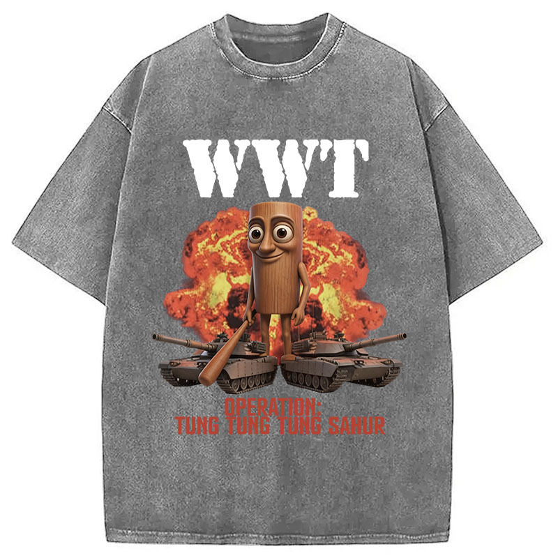 Tokyocanvas World War Tung Washed T-Shirt