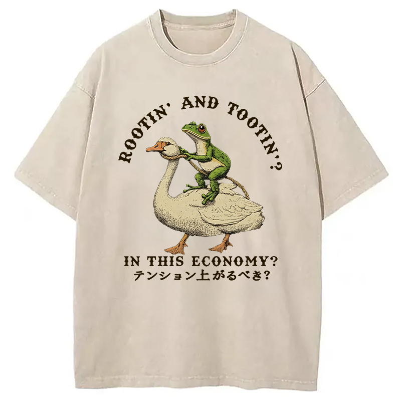 Tokyocanvas Should I Be Excited Washed T-Shirt