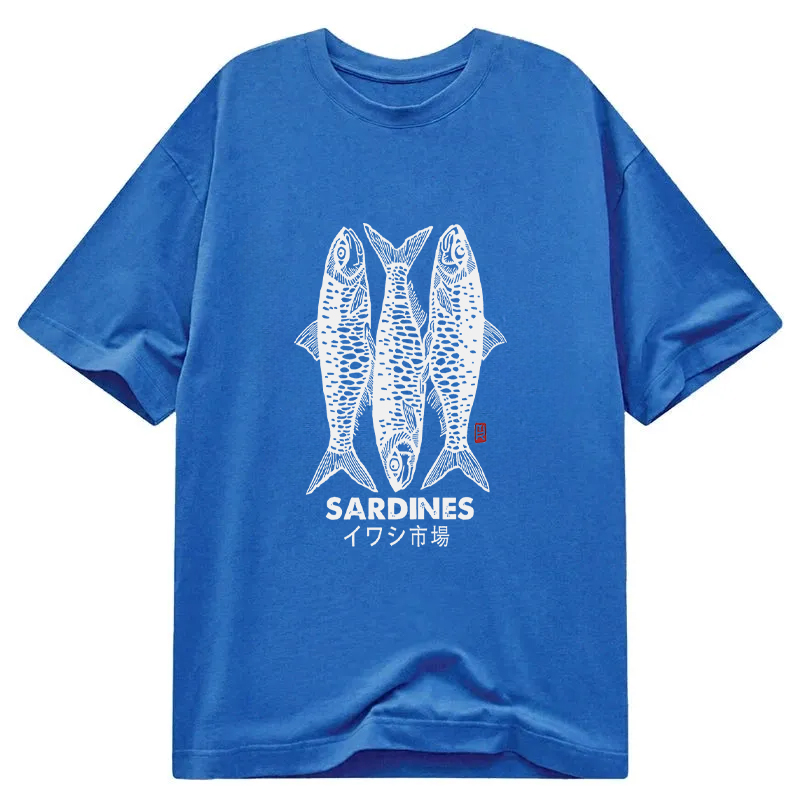 Tokyocanvas Sardines Market Classic T-Shirt