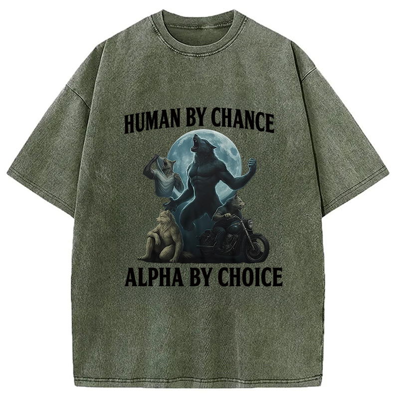 Tokyocanvas Human by Chance Washed T-Shirt